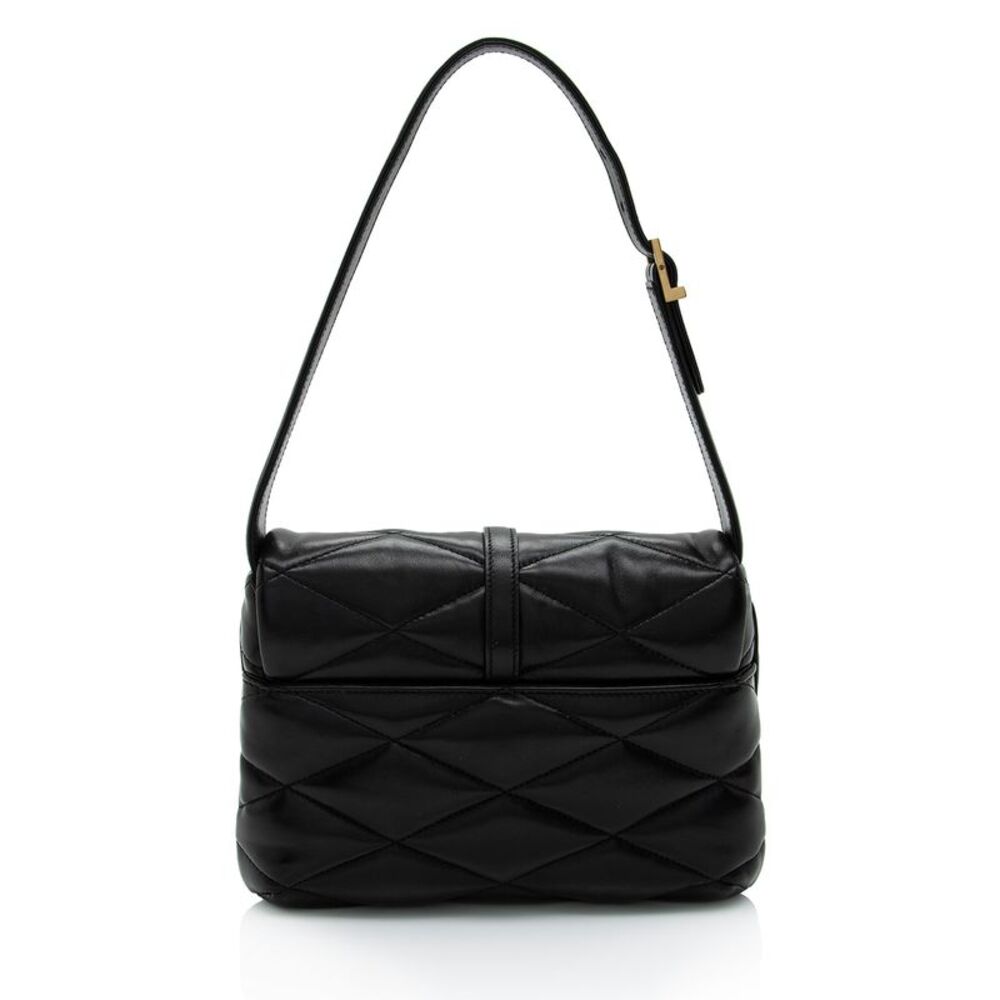 Saint Laurent Quilted Lambskin Monogram Le 57 Hobo - Picture 3 of 16